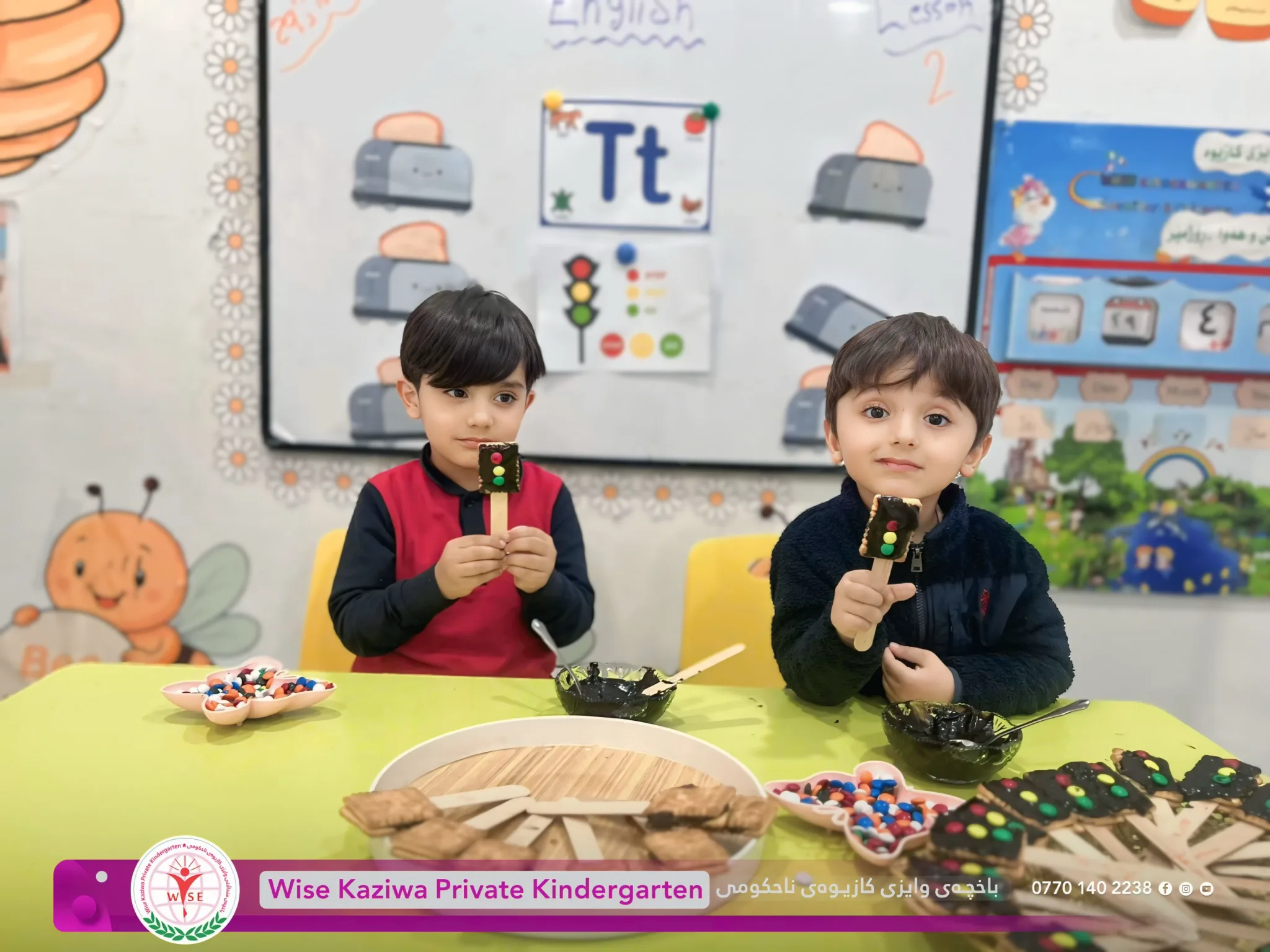 منداڵان لە ڕێگەی جیاوازی و چێژبەخشی فێری پیتەکان دەکرێن