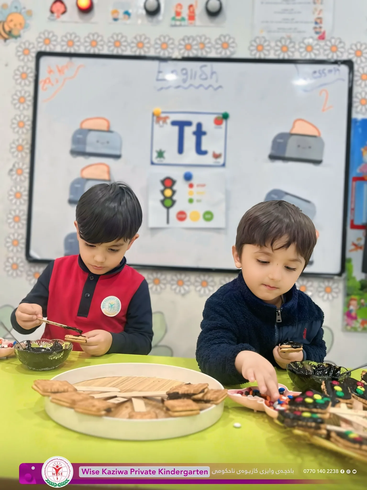 منداڵان لە ڕێگەی جیاوازی و چێژبەخشی فێری پیتەکان دەکرێن