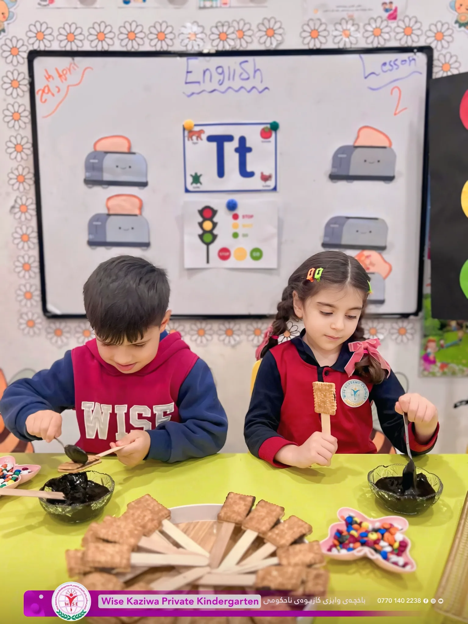 منداڵان لە ڕێگەی جیاوازی و چێژبەخشی فێری پیتەکان دەکرێن
