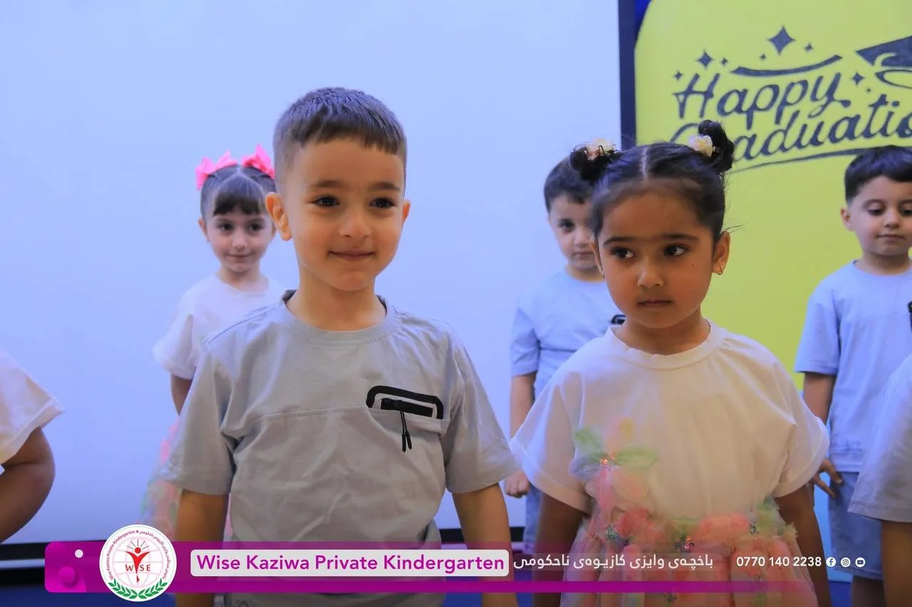 باخچەی وایزی کازیوە بە ئاهەنگێکی قەشەنگ کۆتای بەساڵی خوێندنی (٢٠٢٥-٢٠٢٦) هێنا .
